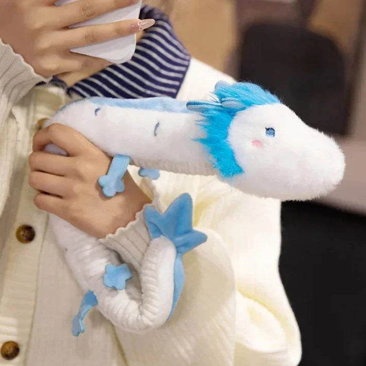 Norvo | Haku den lange hvite blå dragen kosedyr