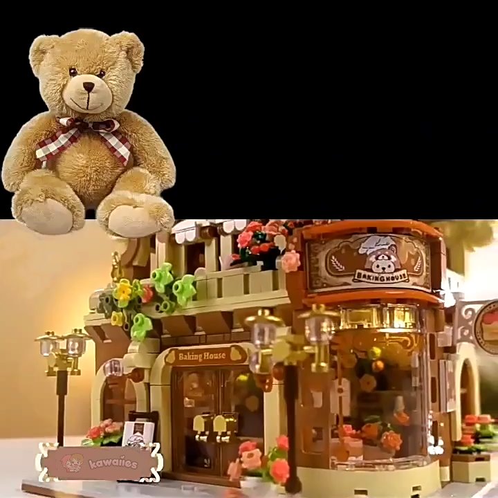 Norvo | Honey Bear Cupcakes & Cookies Bakeri Mikro Byggeklosser