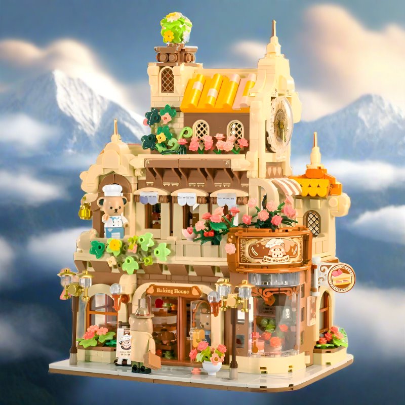 Norvo | Honey Bear Cupcakes & Cookies Bakeri Mikro Byggeklosser