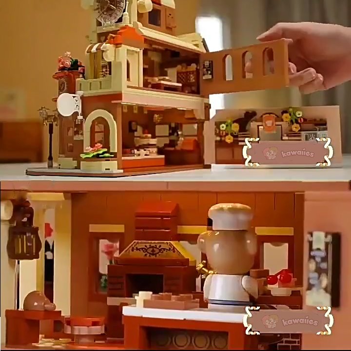 Norvo | Honey Bear Cupcakes & Cookies Bakeri Mikro Byggeklosser