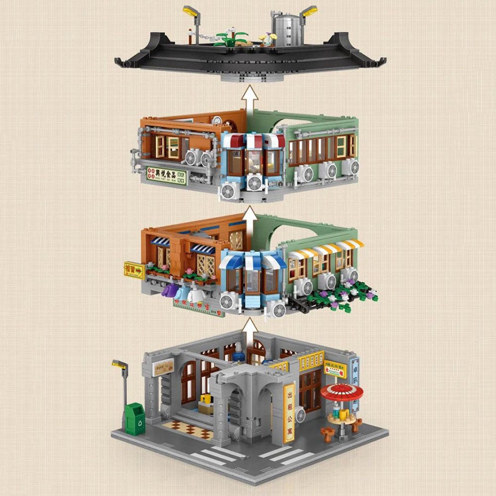 Norvo | Hong Kong Gate Leilighet & Apotek Mikro Byggeklosser