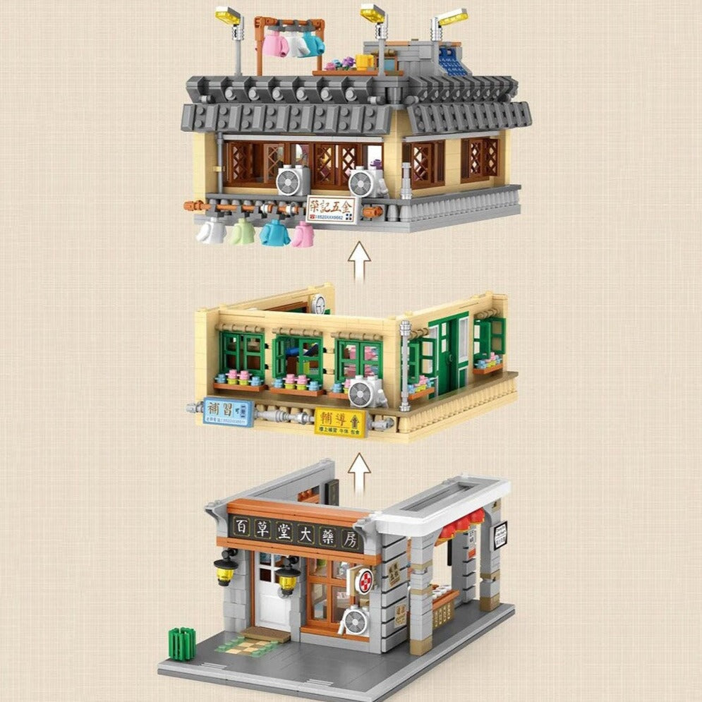 Norvo | Hong Kong Gate Leilighet & Apotek Mikro Byggeklosser