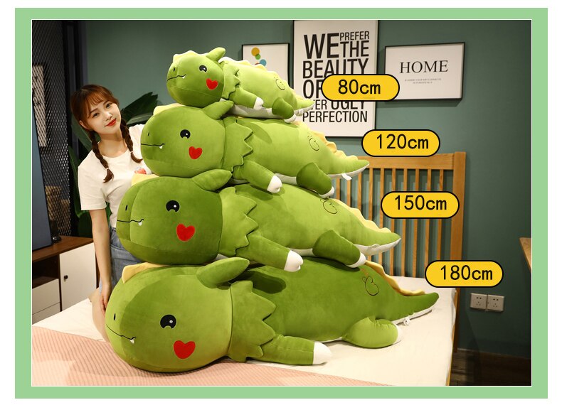 Norvo | Huge Fargerike Søte Drage Plysjfigurer