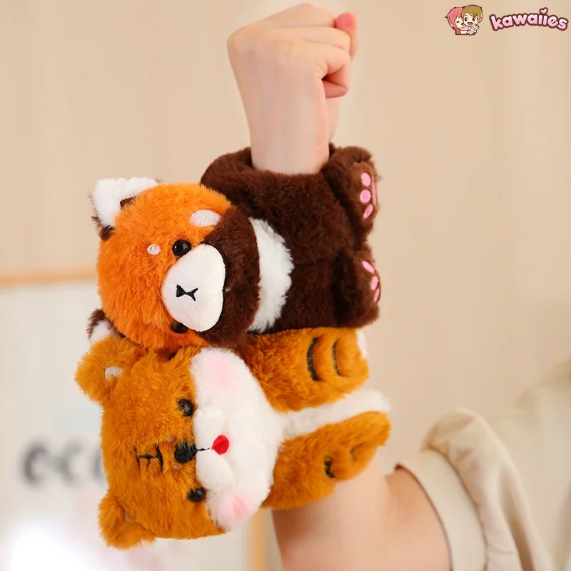 Norvo | Kawaii Animal Slap Snap Wrap Wristband Plushie Collection
