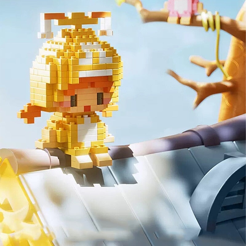 Norvo | Kawaii Chibi Moon Zodiac Stjernesystemer Nano Byggeklosser