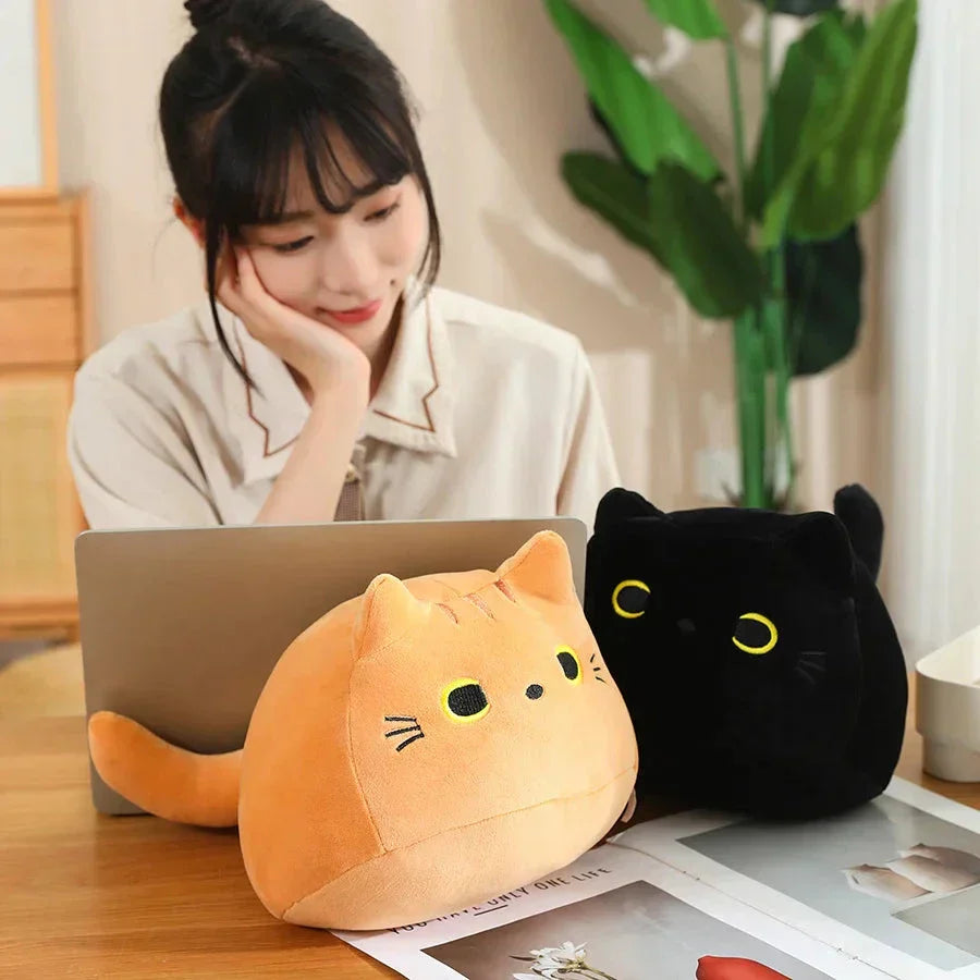 Norvo | Kawaii Chunky Katt Plushies med Kattunger