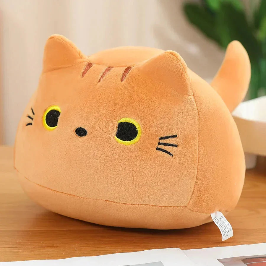 Norvo | Kawaii Chunky Katt Plushies med Kattunger