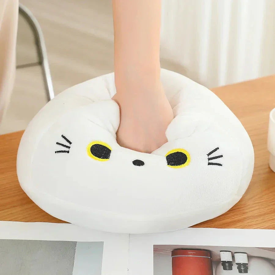 Norvo | Kawaii Chunky Katt Plushies med Kattunger