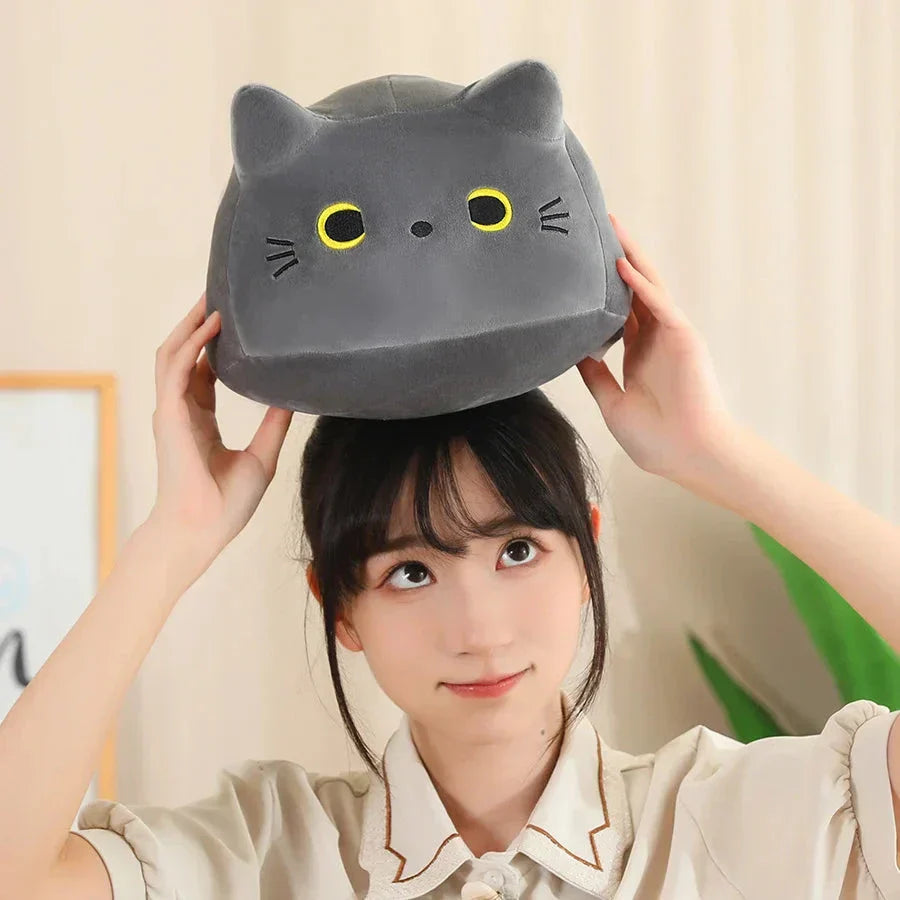 Norvo | Kawaii Chunky Katt Plushies med Kattunger