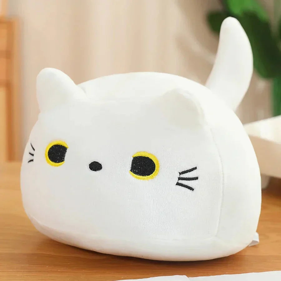 Norvo | Kawaii Chunky Katt Plushies med Kattunger