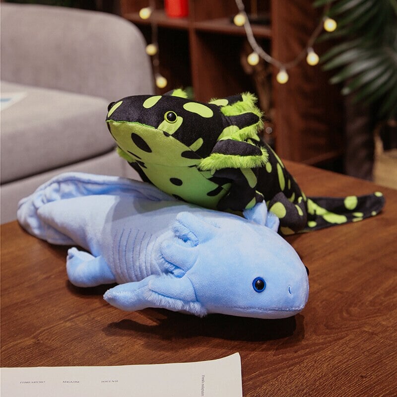 Norvo | Kawaii Fargerik Likelike Axolotl Plushie Familie
