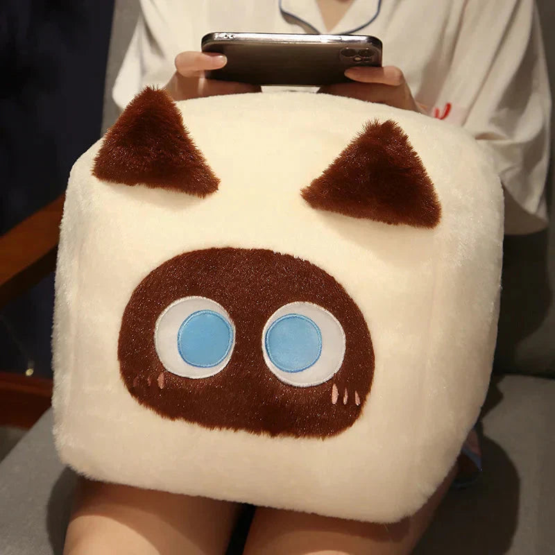 Norvo | Kawaii Fluffy Cube Cat Plushie Collection