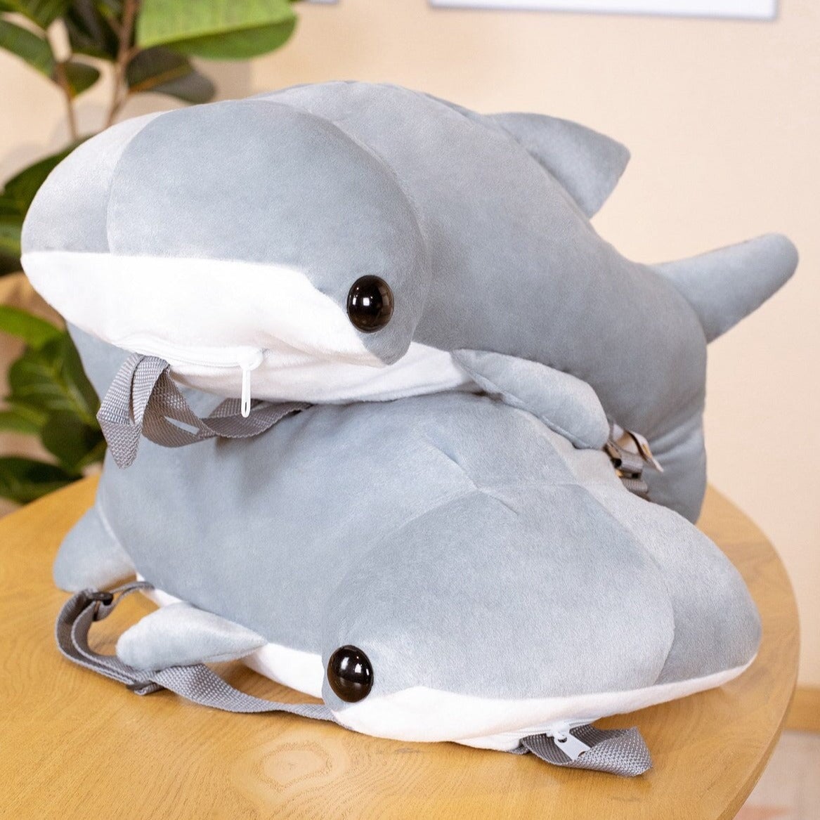 Norvo | Kawaii Hammerhead Shark Plysj Rygsekk