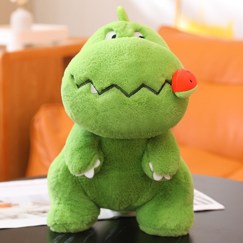 Norvo | Kawaii Rosa Grønn Fluffy Dinosaur Plushies