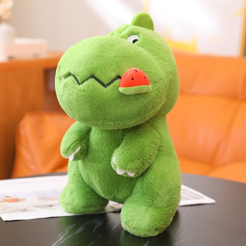 Norvo | Kawaii Rosa Grønn Fluffy Dinosaur Plushies