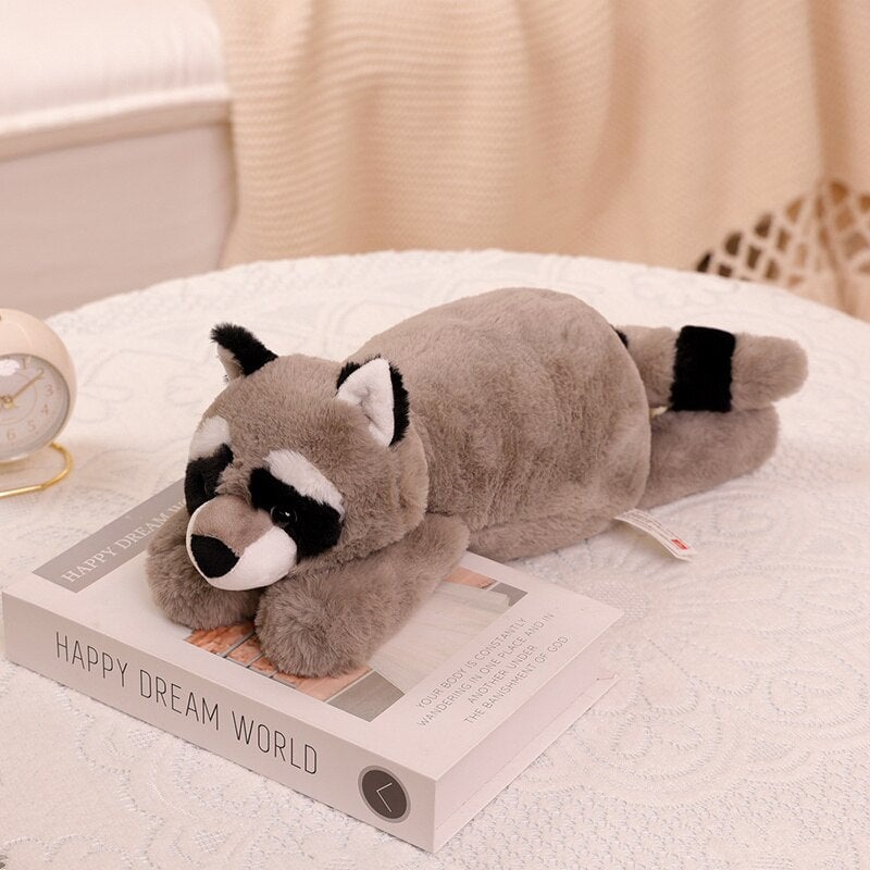 Norvo | Laying Sloth og Fox Raccoon Krokodille Plushie Venner