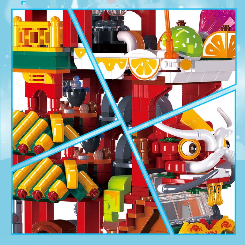 Norvo | Lion Dance Gate Mat Micro Bygning Sett