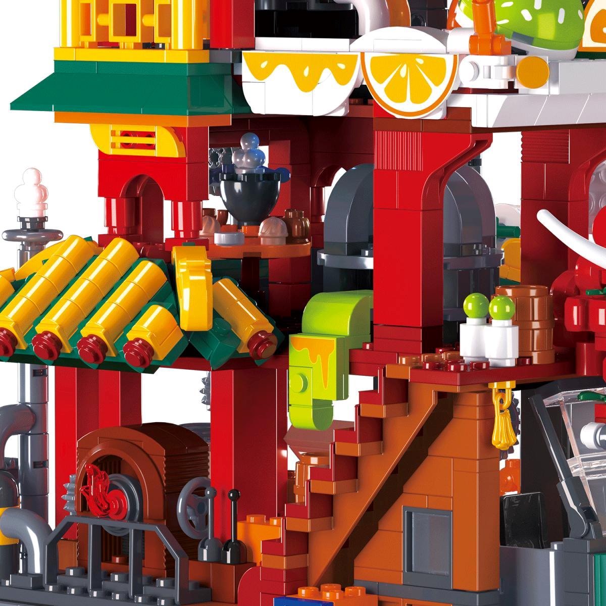 Norvo | Lion Dance Gate Mat Micro Bygning Sett