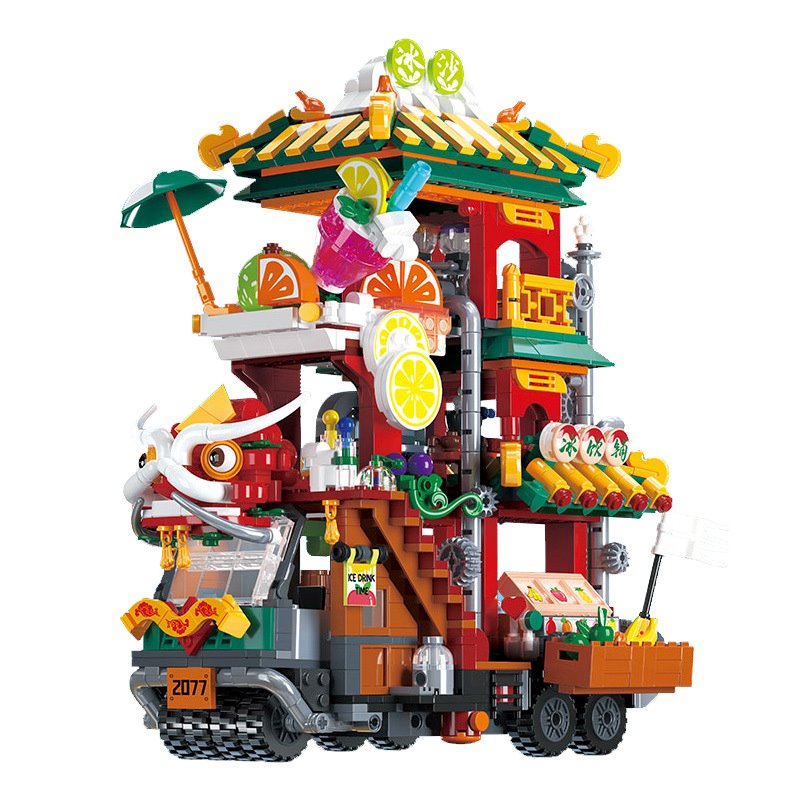 Norvo | Lion Dance Gate Mat Micro Bygning Sett