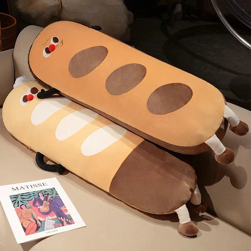 Norvo | Lang Snuggly Funny Baguette Brød Plushies