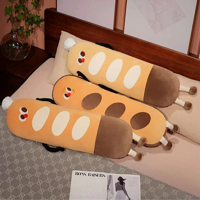 Norvo | Lang Snuggly Funny Baguette Brød Plushies