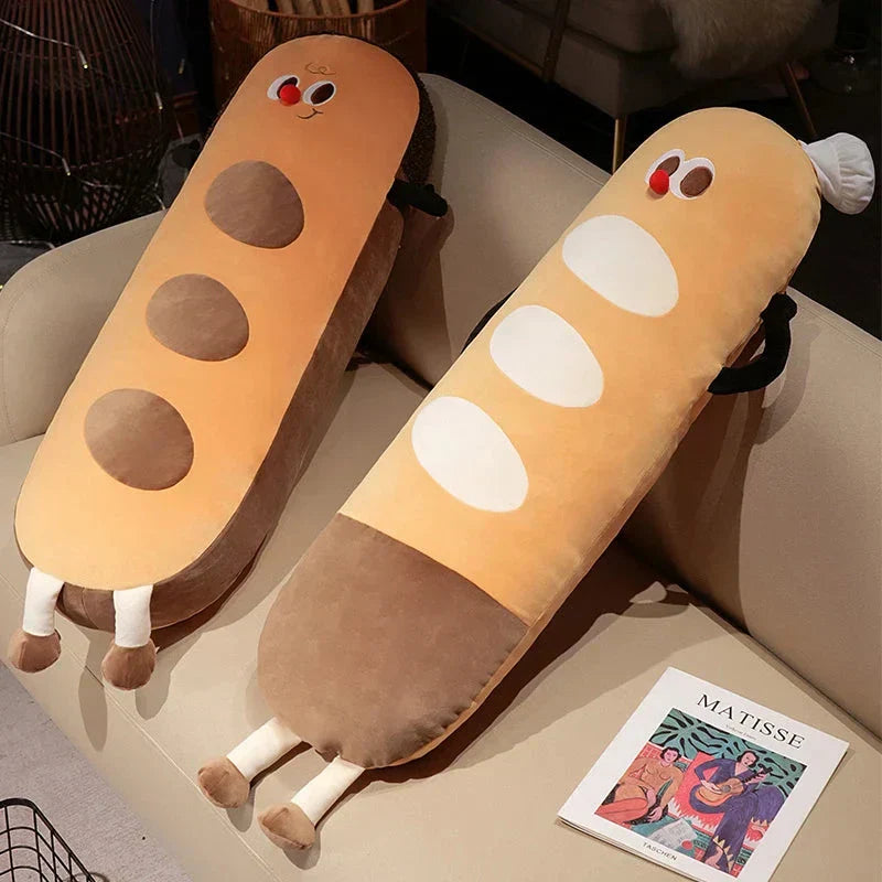 Norvo | Lang Snuggly Funny Baguette Brød Plushies