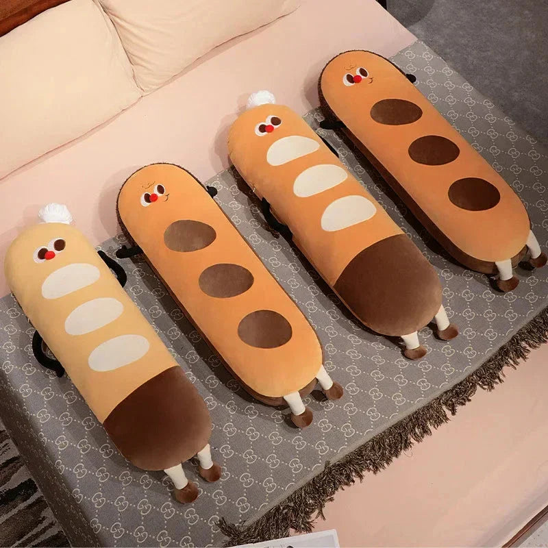 Norvo | Lang Snuggly Funny Baguette Brød Plushies