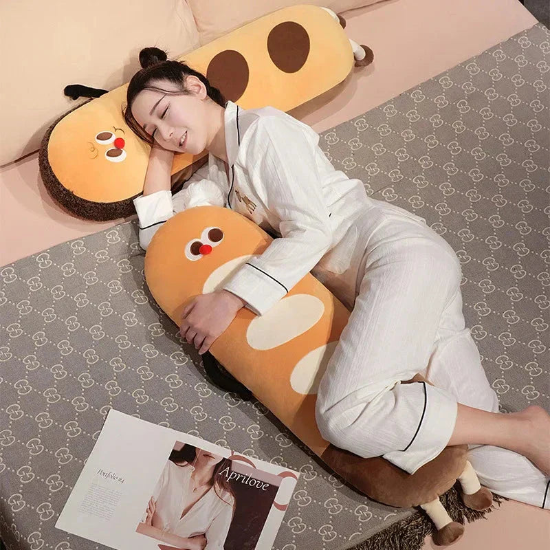 Norvo | Lang Snuggly Funny Baguette Brød Plushies