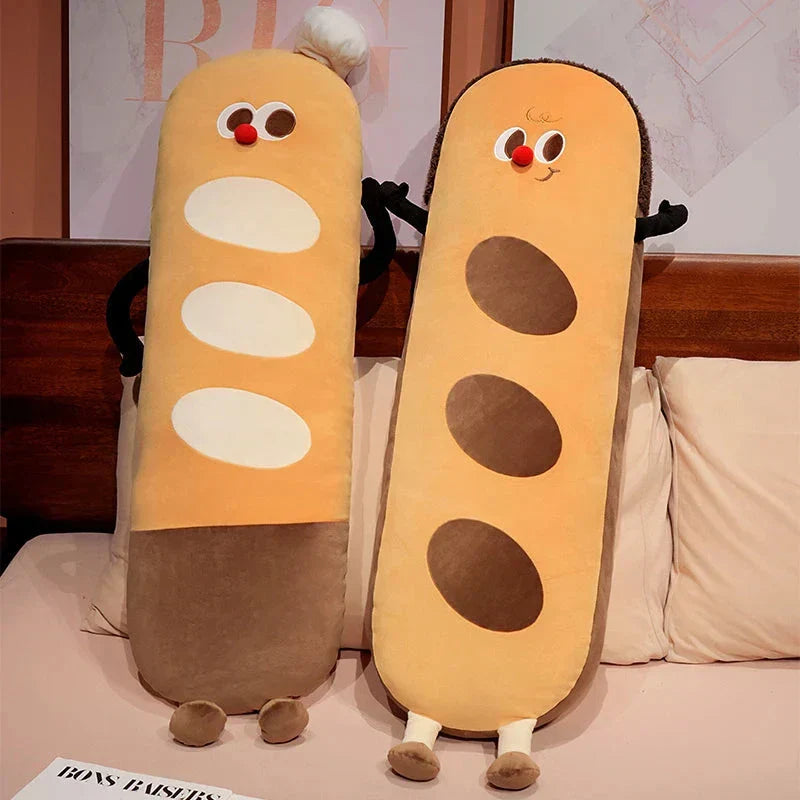 Norvo | Lang Snuggly Funny Baguette Brød Plushies