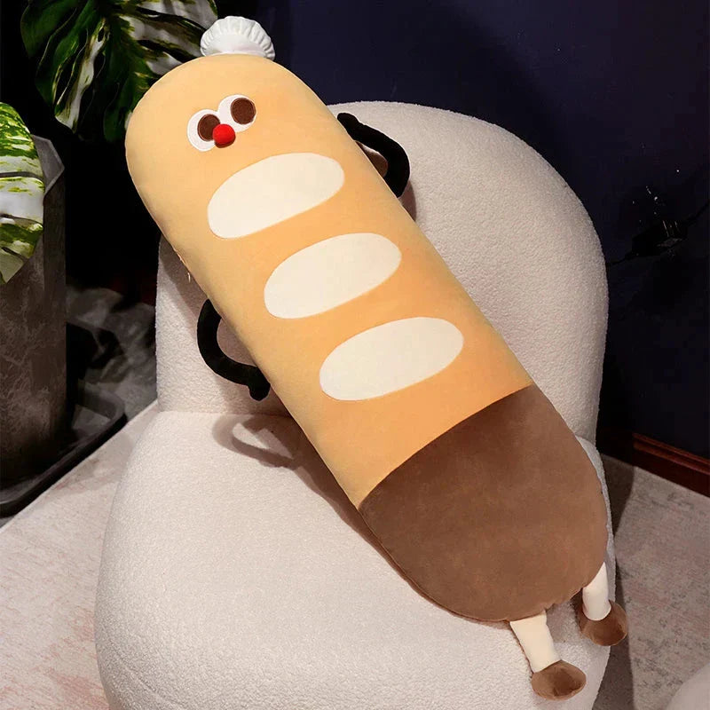 Norvo | Lang Snuggly Funny Baguette Brød Plushies