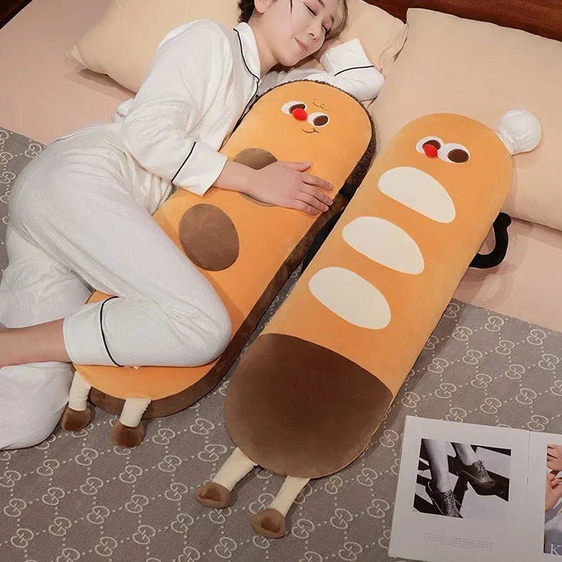 Norvo | Lang Snuggly Funny Baguette Brød Plushies