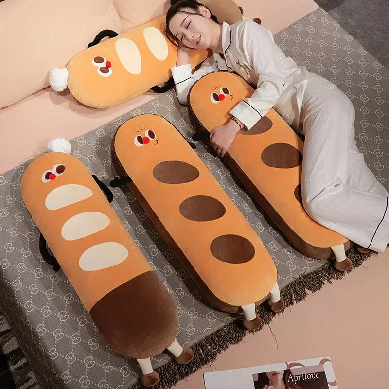Norvo | Lang Snuggly Funny Baguette Brød Plushies