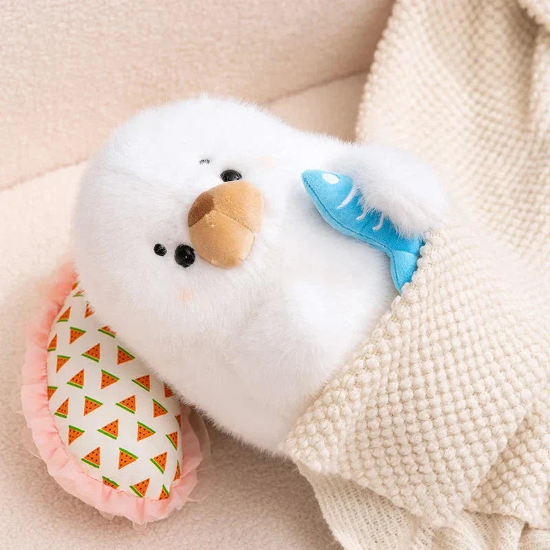 Norvo | Mochi Seal Plushie med Fisk