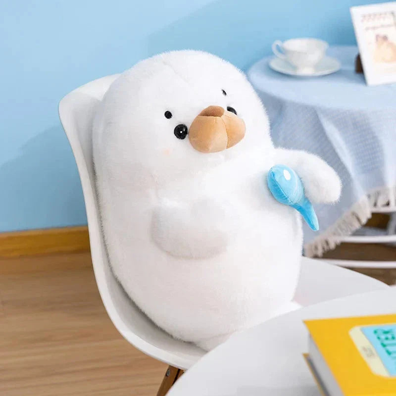 Norvo | Mochi Seal Plushie med Fisk