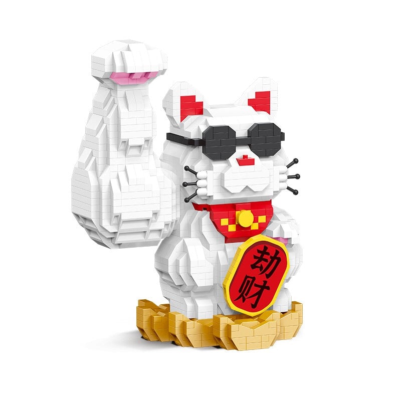 Norvo | Muskel Lucky Cat & Kimono Outfit Nano Byggeklosser