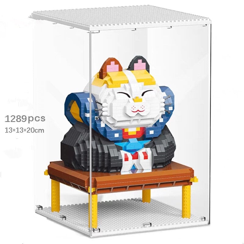 Norvo | Muskel Lucky Cat & Kimono Outfit Nano Byggeklosser