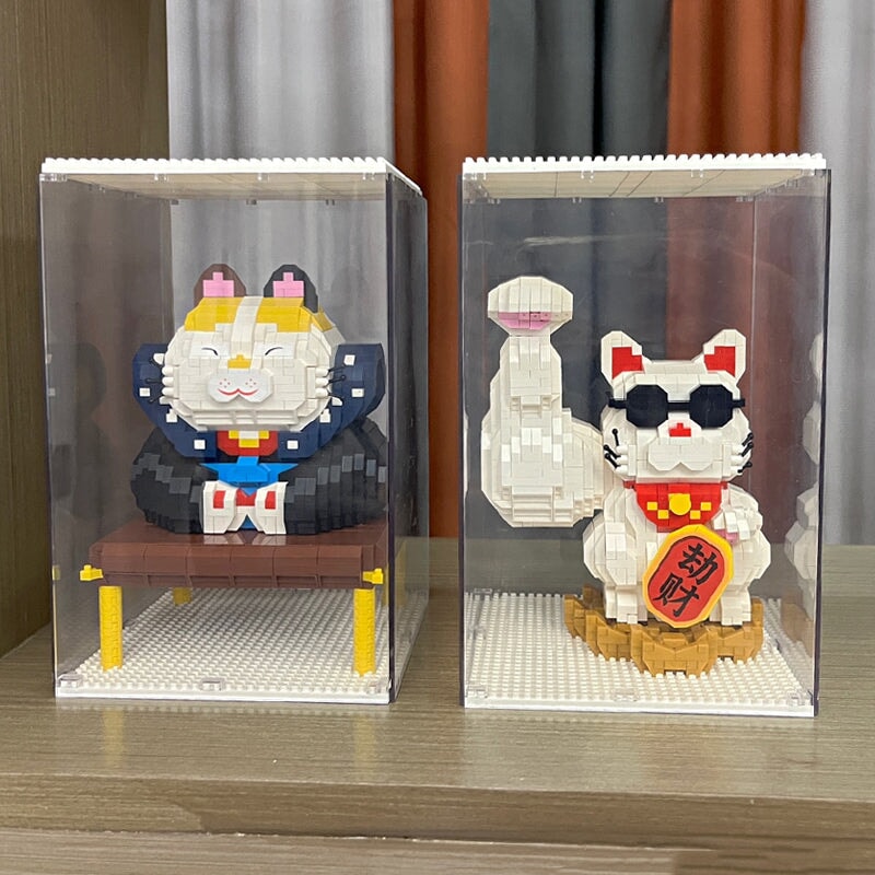 Norvo | Muskel Lucky Cat & Kimono Outfit Nano Byggeklosser