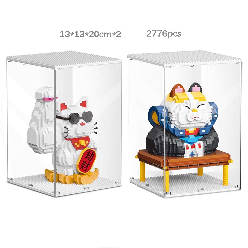Norvo | Muskel Lucky Cat & Kimono Outfit Nano Byggeklosser