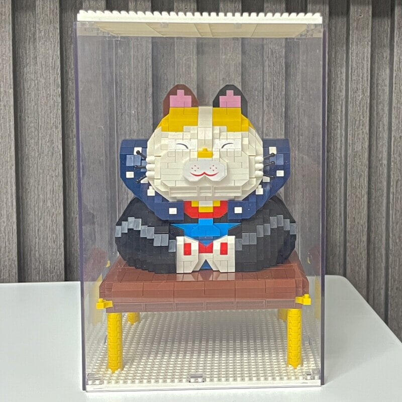 Norvo | Muskel Lucky Cat & Kimono Outfit Nano Byggeklosser