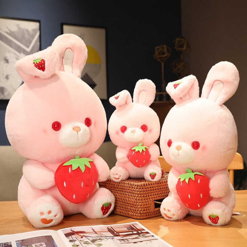 Norvo | Rosa Jordbær Kanin Plush