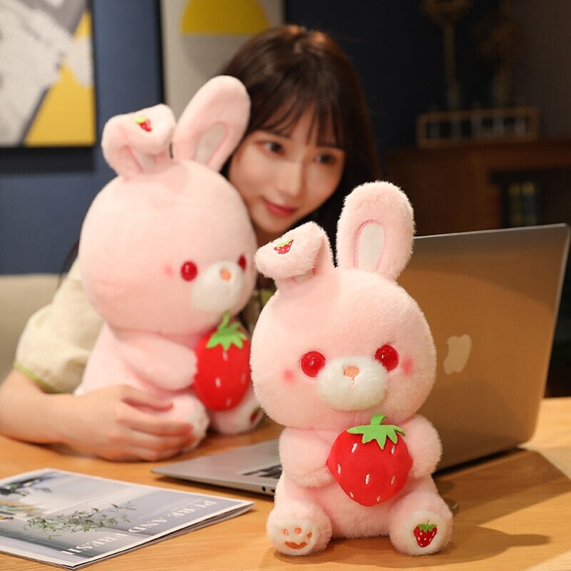 Norvo | Rosa Jordbær Kanin Plush