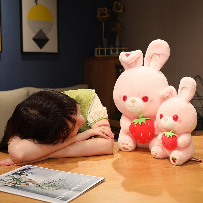 Norvo | Rosa Jordbær Kanin Plush