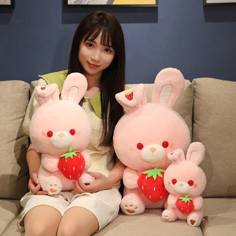 Norvo | Rosa Jordbær Kanin Plush