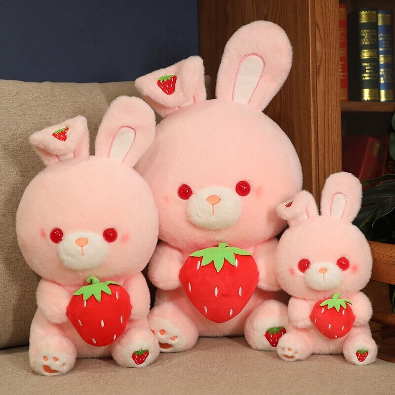 Norvo | Rosa Jordbær Kanin Plush