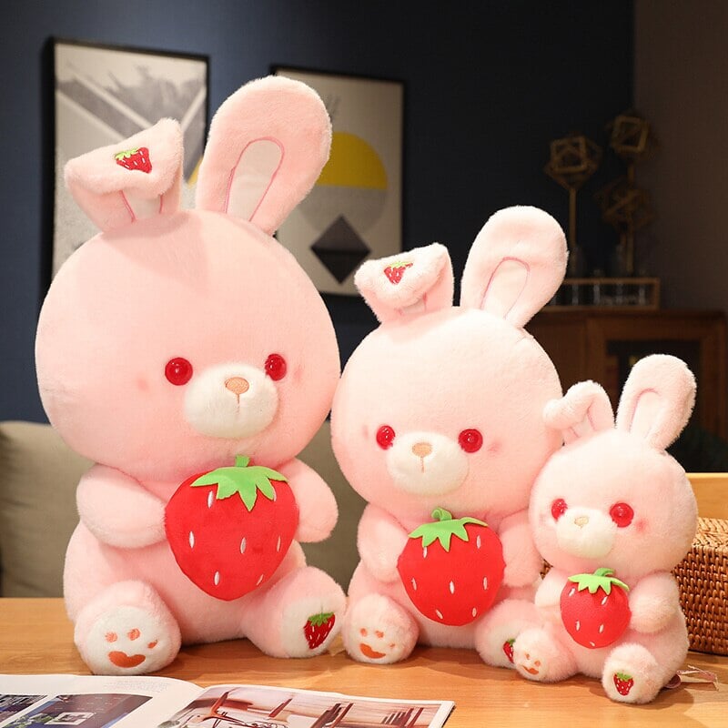 Norvo | Rosa Jordbær Kanin Plush