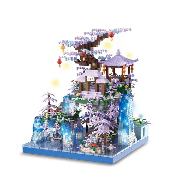 Norvo | Lilla Sakura Flytende Paviljong Fosser Øy Nano Byggesett