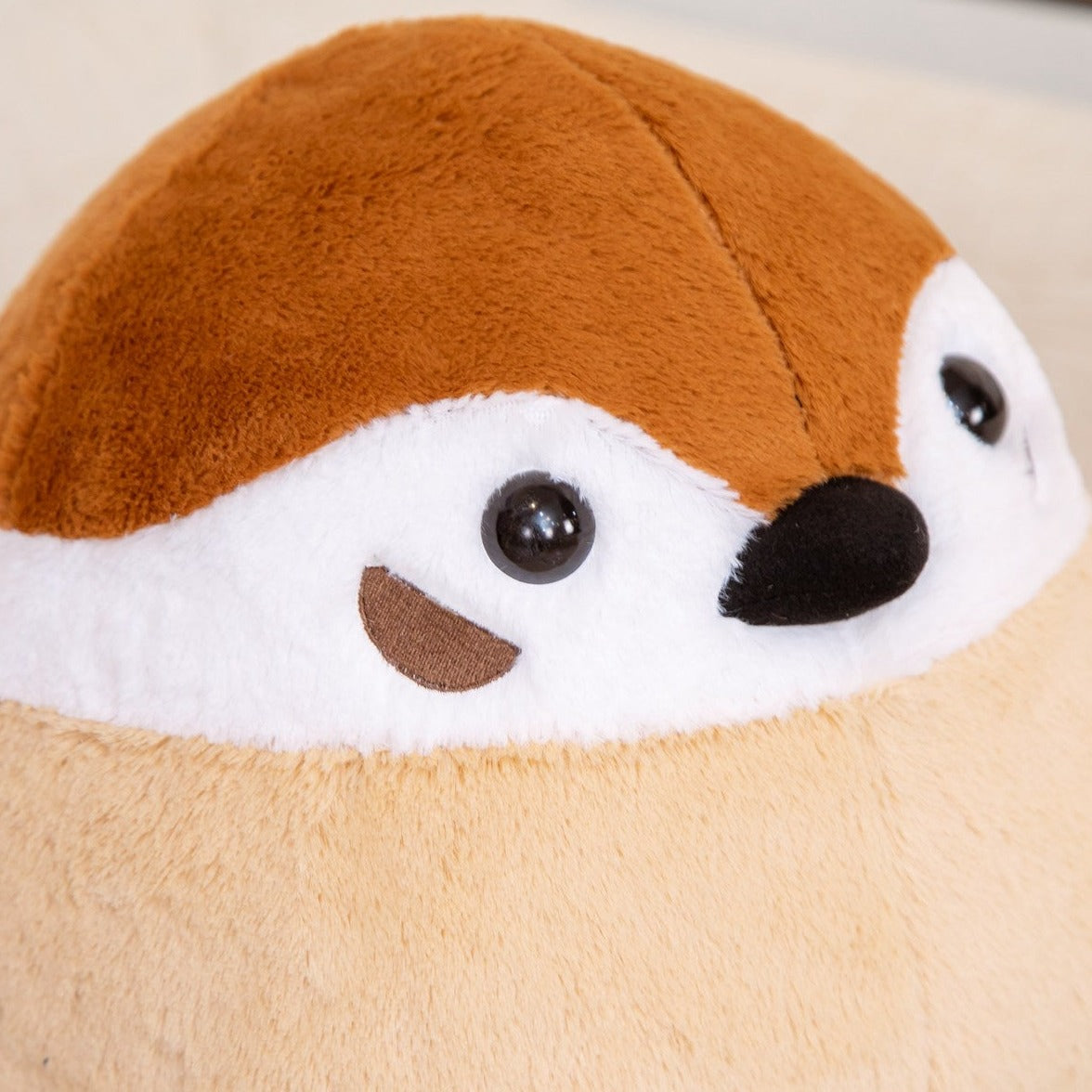 Norvo | Rund Chonky Spurv Raven Kråke Fugler Plushies