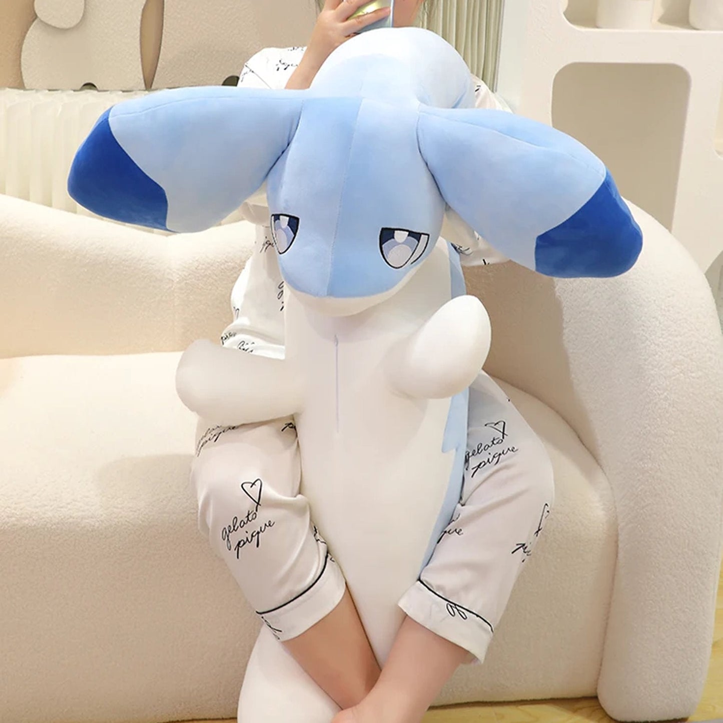Norvo | Sofi the Long Kawaii Baby Blue Hybrid Drage Plushie