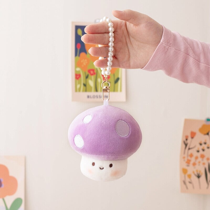 Norvo | Squishy Mushroom Friends Plysj Nøkkelringer