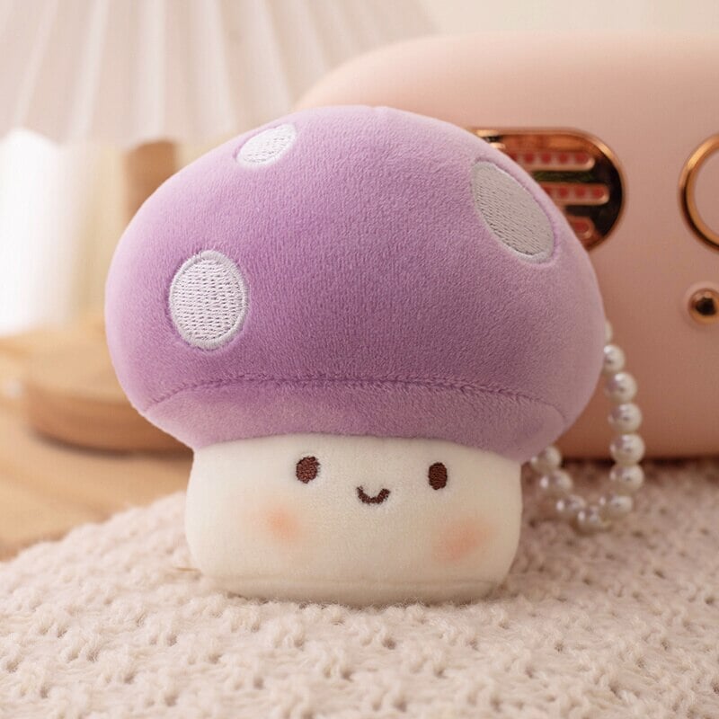Norvo | Squishy Mushroom Friends Plysj Nøkkelringer